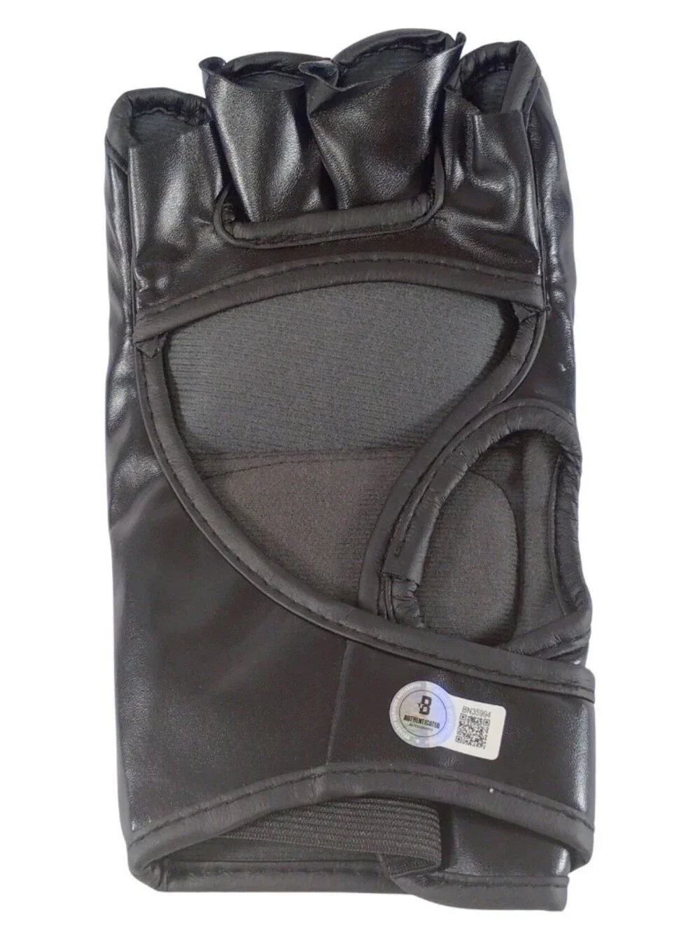 Chuck Liddell Ice Man Signed UFC Fighters Glove Silver Beckett COA MMA Autograph